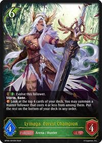 Lymaga, Forest Champion - BP06: Paragons of the Colosseum - Shadowverse: Evolve card