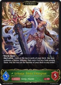 Lymaga, Forest Champion (Evolved) - BP06: Paragons of the Colosseum - Shadowverse: Evolve card