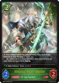 Amataz, Fairy Blader - BP06: Paragons of the Colosseum - Shadowverse: Evolve card