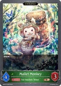 Mallet Monkey (Evolved) - BP06: Paragons of the Colosseum - Shadowverse: Evolve card