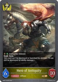 Hero of Antiquity - BP06: Paragons of the Colosseum - Shadowverse: Evolve card