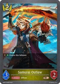 Samurai Outlaw - BP06: Paragons of the Colosseum - Shadowverse: Evolve card