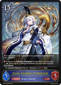 Kuon, Founder of Onmyodo - BP06: Paragons of the Colosseum - Shadowverse: Evolve card
