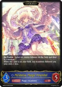 Mysteria, Magic Founder (Evolved) - BP06: Paragons of the Colosseum - Shadowverse: Evolve card