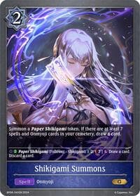 Shikigami Summons - BP06: Paragons of the Colosseum - Shadowverse: Evolve card