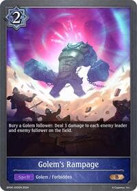 Golem's Rampage - BP06: Paragons of the Colosseum - Shadowverse: Evolve card