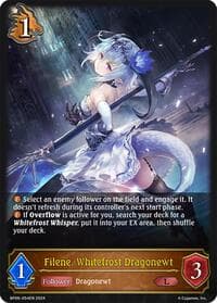 Filene, Whitefrost Dragonewt - BP06: Paragons of the Colosseum - Shadowverse: Evolve card