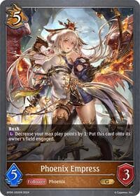 Phoenix Empress - BP06: Paragons of the Colosseum - Shadowverse: Evolve card