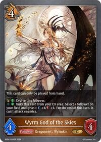 Wyrm God of the Skies - BP06: Paragons of the Colosseum - Shadowverse: Evolve card