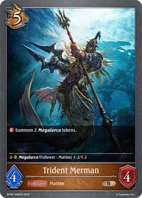 Trident Merman - BP06: Paragons of the Colosseum - Shadowverse: Evolve card