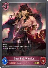 Bear Pelt Warrior - BP06: Paragons of the Colosseum - Shadowverse: Evolve card