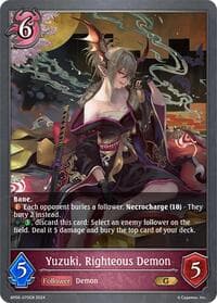 Yuzuki, Righteous Demon - BP06: Paragons of the Colosseum - Shadowverse: Evolve card