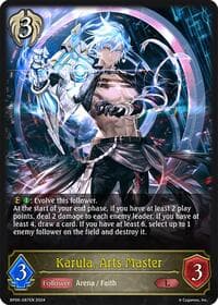Karula, Arts Master - BP06: Paragons of the Colosseum - Shadowverse: Evolve card