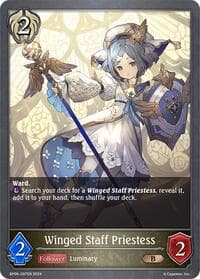 Winged Staff Priestess - BP06: Paragons of the Colosseum - Shadowverse: Evolve card