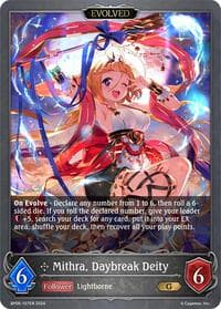 Mithra, Daybreak Deity (Evolved) - BP06: Paragons of the Colosseum - Shadowverse: Evolve card