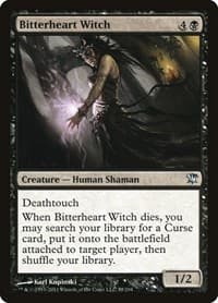 Bitterheart Witch - Innistrad - Magic: The Gathering card