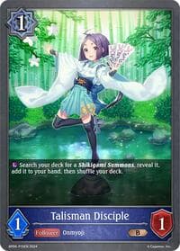 Talisman Disciple - P15EN (Foil) - BP06: Paragons of the Colosseum - Shadowverse: Evolve card