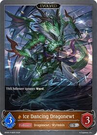 Ice Dancing Dragonewt (Evolved) - P18EN (Foil) - BP06: Paragons of the Colosseum - Shadowverse: Evolve card