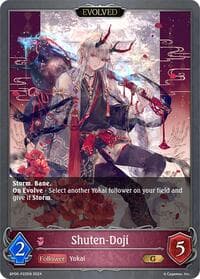 Shuten-Doji (Evolved) - P22EN (Foil) - BP06: Paragons of the Colosseum - Shadowverse: Evolve card
