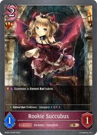 Rookie Succubus - P24EN (Foil) - BP06: Paragons of the Colosseum - Shadowverse: Evolve card