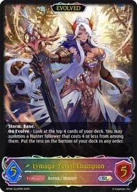 Lymaga, Forest Champion (Evolved) (SL) - BP06: Paragons of the Colosseum - Shadowverse: Evolve card