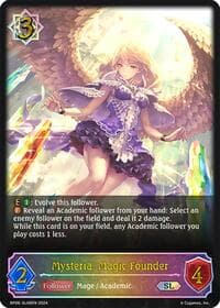 Mysteria, Magic Founder (SL) - BP06: Paragons of the Colosseum - Shadowverse: Evolve card
