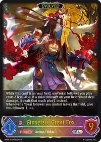 Ginsetsu, Great Fox (Evolved) (SL) - BP06: Paragons of the Colosseum - Shadowverse: Evolve card