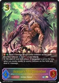 Aragavy the Berserker (SL) - BP06: Paragons of the Colosseum - Shadowverse: Evolve card
