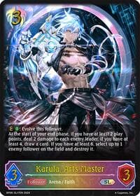 Karula, Arts Master (SL) - BP06: Paragons of the Colosseum - Shadowverse: Evolve card