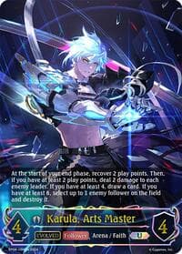 Karula, Arts Master (Evolved) (U) - BP06: Paragons of the Colosseum - Shadowverse: Evolve card