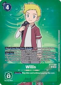 Willis (Box Promotion Pack: Secret Crisis) - Secret Crisis - Digimon Card Game card