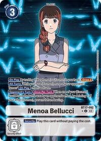 Menoa Bellucci (Box Promotion Pack: Secret Crisis) - Secret Crisis - Digimon Card Game card