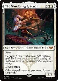The Wandering Rescuer - Duskmourn: House of Horror - Magic: The Gathering card