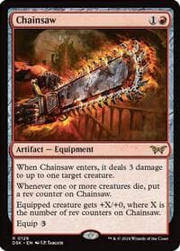 Chainsaw - Duskmourn: House of Horror - Magic: The Gathering card