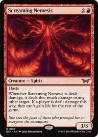 Screaming Nemesis - Duskmourn: House of Horror - Magic: The Gathering card
