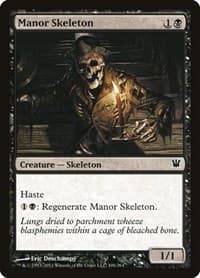 Manor Skeleton - Innistrad - Magic: The Gathering card