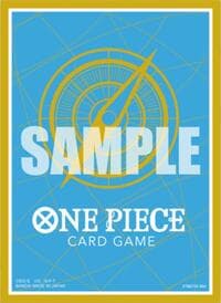 One Piece Card Game Official Sleeves: BANDAI Card Games Fest 24-25 Standard Blue & Gold (70-Pack) - Bandai Card Sleeves - Card Sleeves card
