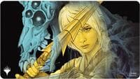 Duskmourn Playmat for Magic: The Gathering - Alt Art Key Character Mythic 1 (The Wandering Rescuer - Double Exposure Alt) - Ultra Pro Playmats - Playmats card