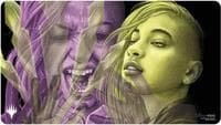Duskmourn Playmat for Magic: The Gathering - Alt Art Key Character Mythic 3 (Niko, Light of Hope - Double Exposure Alt) - Ultra Pro Playmats - Playmats card