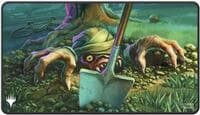 Duskmourn Black Stitched Playmat for Magic: The Gathering - Special Guest - Guest Artist 1 (Exhume) - Ultra Pro Playmats - Playmats card