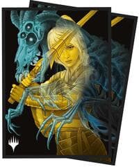 Duskmourn The Wandering Rescuer - Double Exposure Alt Standard Deck Protector Sleeves for Magic: The Gathering (100-pack) - Ultra Pro Card Sleeves - Card Sleeves card