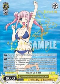 Moment of Everlasting Summer, Reo (SP) - Ayakashi Triangle - Weiss Schwarz card