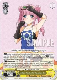 Endless Passion for Research, Reo - Ayakashi Triangle - Weiss Schwarz card