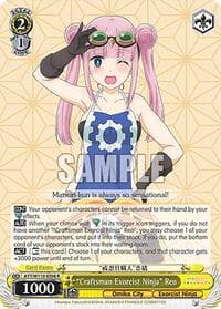 "Craftsman Exorcist Ninja" Reo - Ayakashi Triangle - Weiss Schwarz card