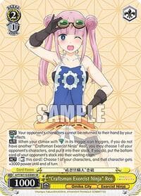 "Craftsman Exorcist Ninja" Reo (SR) - Ayakashi Triangle - Weiss Schwarz card
