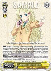"Grammy Hunter" Lucy - Ayakashi Triangle - Weiss Schwarz card