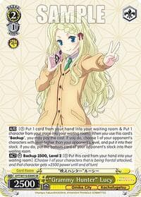 "Grammy Hunter" Lucy (SR) - Ayakashi Triangle - Weiss Schwarz card