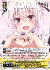 With Lots of Love, Matsuri - Ayakashi Triangle - Weiss Schwarz card