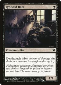 Typhoid Rats - Innistrad - Magic: The Gathering card