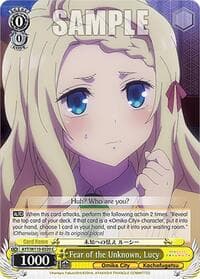 Fear of the Unknown, Lucy - Ayakashi Triangle - Weiss Schwarz card